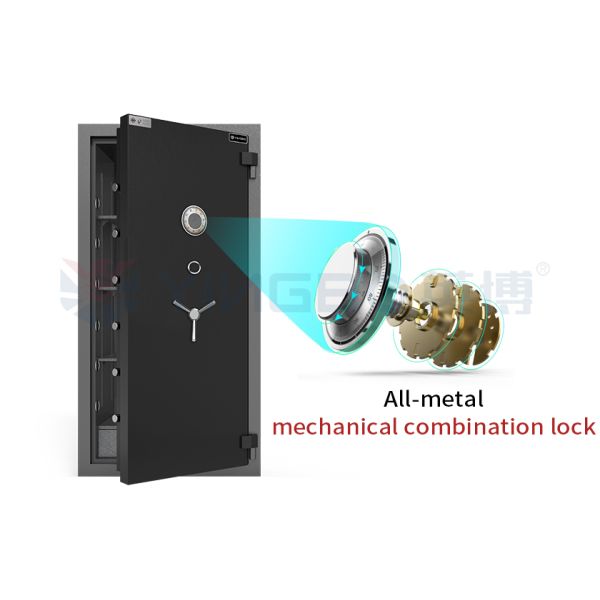 OEM Fireproof Safe Box Heavy Duty Anti Theft Alarm System Multiple Fire Prevention Design
