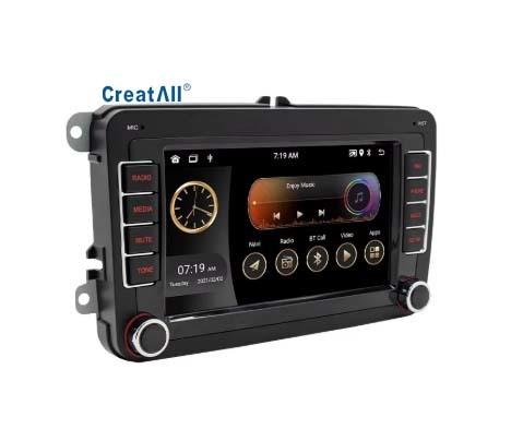 Creatall for Volkswagen 7-Inch Android Navigation GPS Carplay Dashboard Wireless Central Control All-In-One Machine 1-Year
