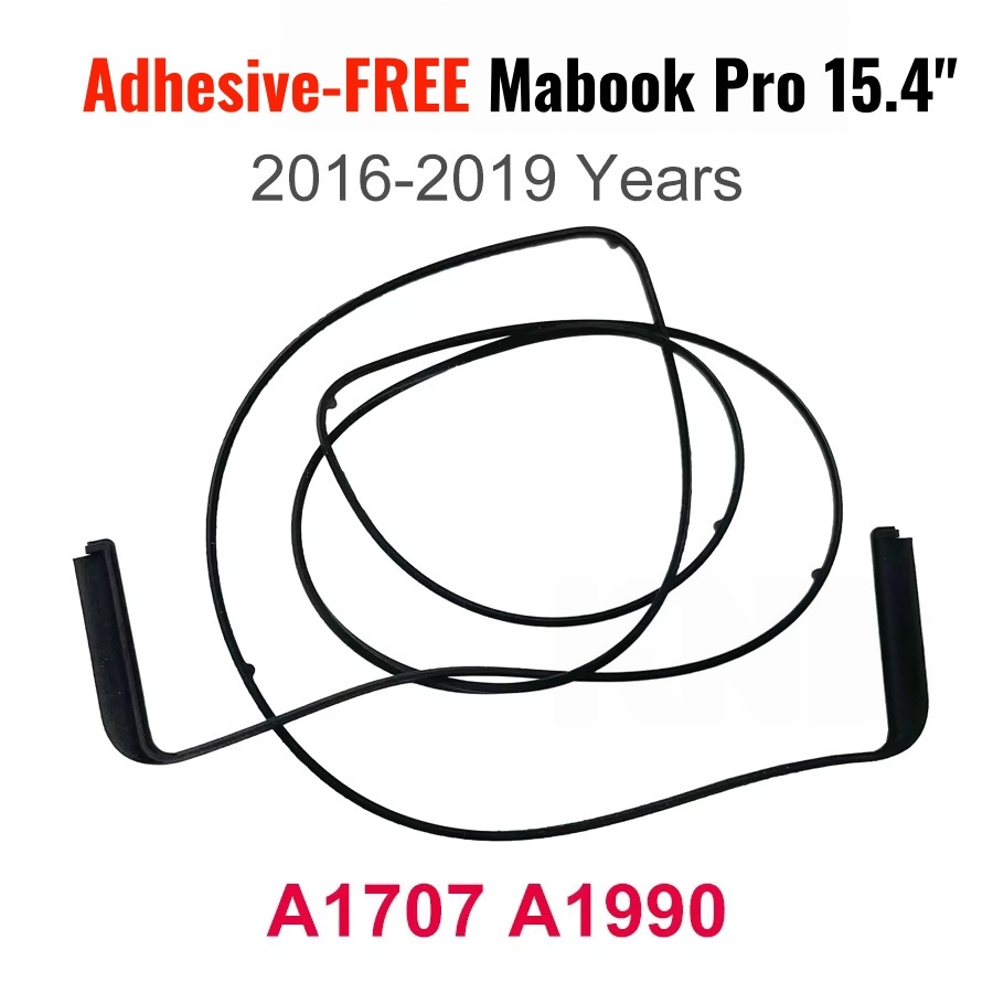 Adhesive Free Waterproof LCD Gasket Seal with Durable Silicone Rubber for MacBook Pro 15 A1707 A1990