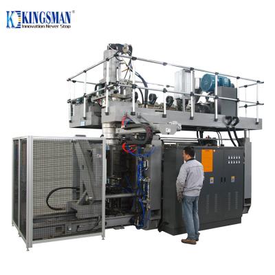 HDPE Plastic Drum Blow Molding Machine , 60L Drum Extrusion Blow Molding Machine