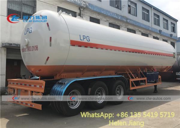 de 50000L 25T Q345R Q370R Q420R LPG de gás do tanque reboque semi