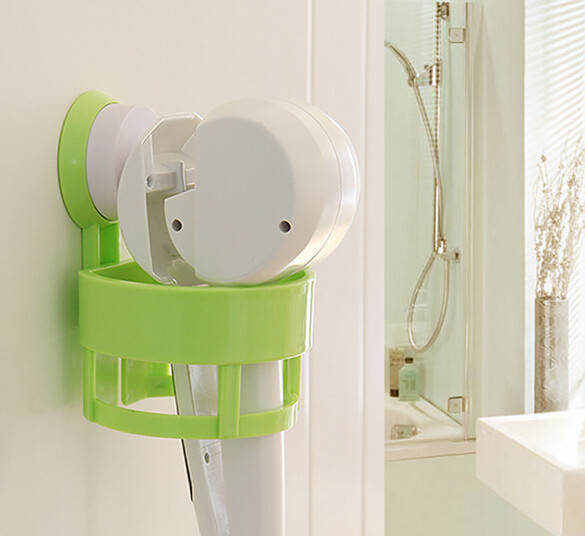 Green ECO Friendly Hair Dryer Holder Plastic Bathroom Sets With LFGB FDA