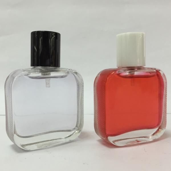 25ML Crimp Type Pink Crystal Perfume Bottle With ABS / PP Plastic Cap