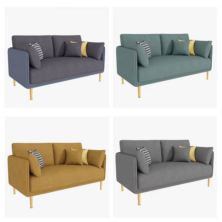 Modern Comfortable Durable Leisure Leather Sofa Set for Restaurant Cafe and Hotel Easy to Clean