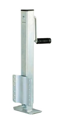 Boat Dropfoot Bolt-On Trailer Jack 2500 Lb Capacity With Hardware Zinc Plated