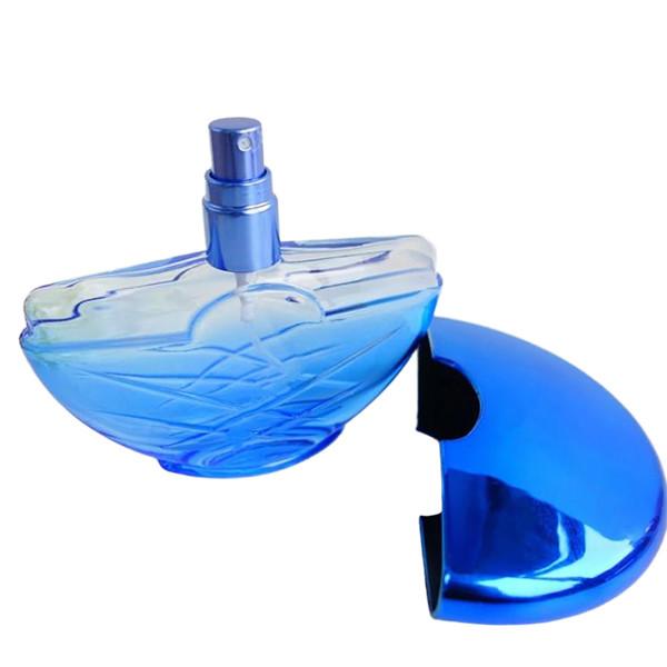 30ml Cylinder Refillable Glass Perfume Bottle Screen Printing Surface Handling