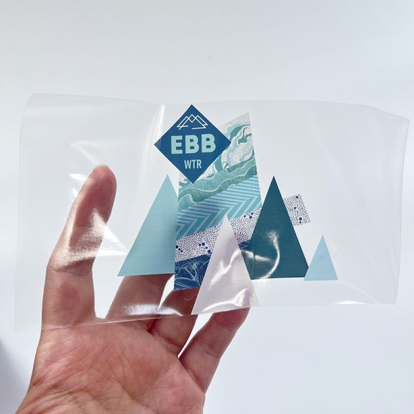 Custom Printed Jar Labels Water Bottle Private Label Sticker Clear Transparent Water Packaging Label Sticker