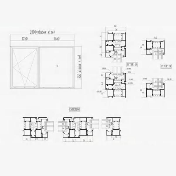 XLB-80 Series American Standard Casement Window Product Introduction