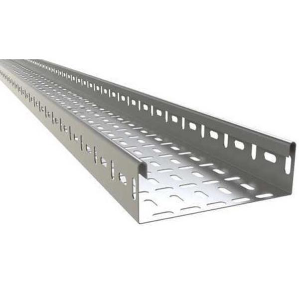 Overhead Hot Dip Galvanized 100mm Width Electrical Cable Tray For Floor