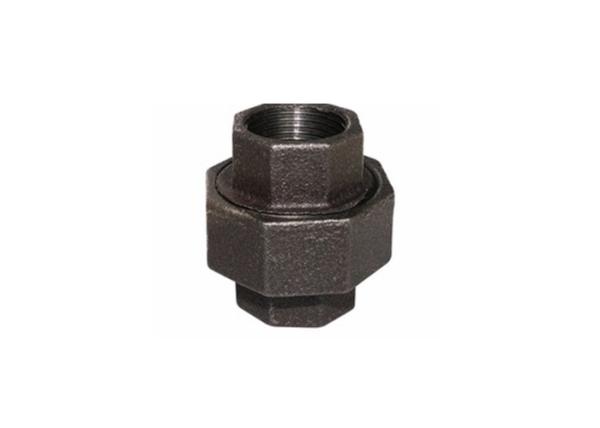 High Tensile Strength1 2 Inch Pipe Union , Black Iron Pipe Union Casting Technics