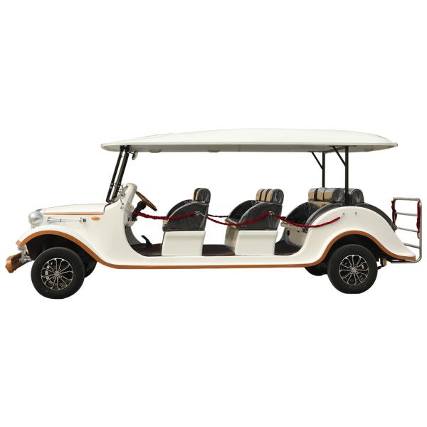 Классический гольф-автомобиль с дальностью до 120 миль с независимой подвеской и всепокрышками