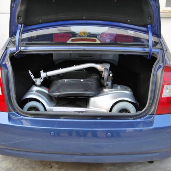 4 Wheel Fold Up Motorised Mobility Scooter 7km/h 24V 12Ah Lead Acid Gel Battery