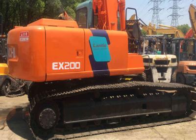 Original da máquina escavadora da esteira rolante de Hitachi EX200-3 da máquina escavadora da segunda mão feito em Japão