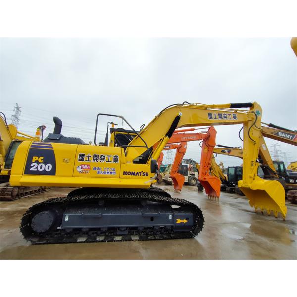 Secondhand Used Komatsu Excavator PC200 Komatsu Excavator 20T Medium Construction Equipment