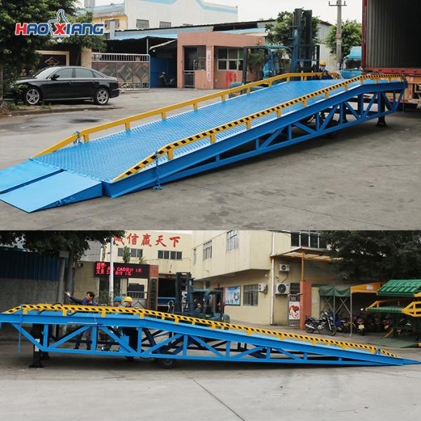 Adjustable Portable Container Loading Ramps 20ton Loading Dock Hydraulic Ramp