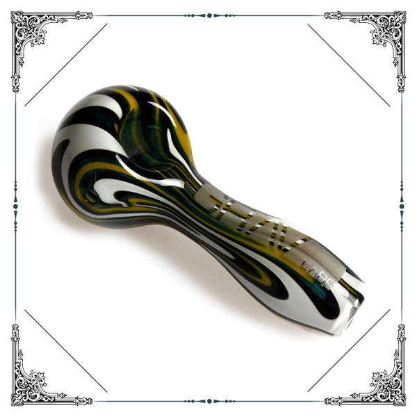 Colorful Grav Glass Smoking Pipes , 4 Inch Hand Spoon Pipe For Smoking