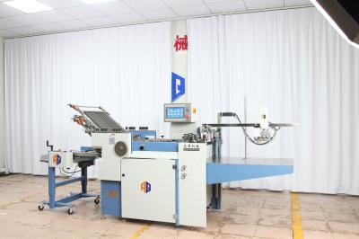 530mm Width Commercial Paper Folding Machine With PLC Controlled 220m / Min
