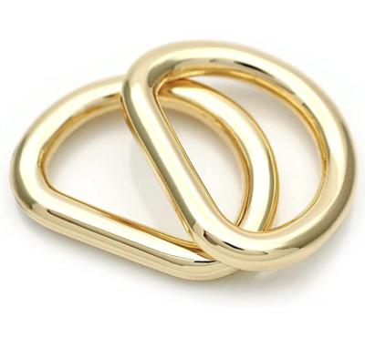 Smooth D Shape Handbag Rings Hardware For Belts Bags Lanyard Leather DIY Craft