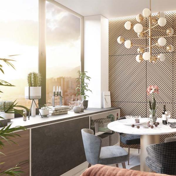 PVC Cupboard Design  PVC Kitchen Cabinets 20mm Quartz Stone