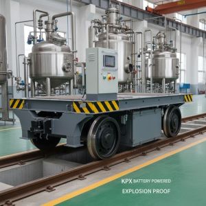 Explosion Proof Rail Transfer Cart with 10 Ton Load Capacity and 30m/min Speed for Hazardous Areas