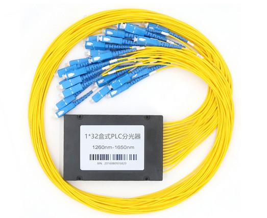 1X32 1X64 Fiber Optic PLC Splitter Module 1260nm - 1650nm For GPON Network