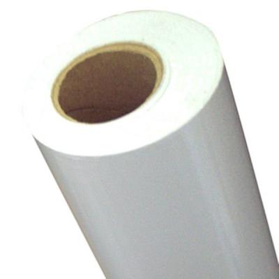 PVC Self Adhesive Vinyl Film With White Glue Heat - Resistant Single Sided