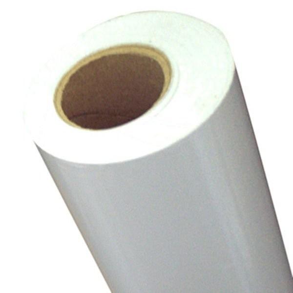 PVC Self Adhesive Vinyl Film With White Glue Heat - Resistant Single Sided