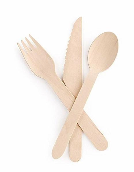 Couverts en bois compostables jetables durables sur mesure avec service OEM ODM