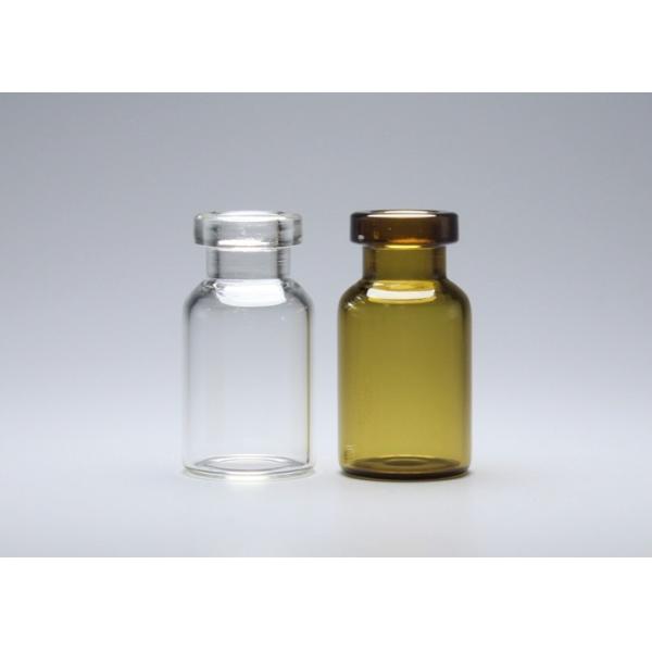 2ml se dégagent et basse la fiole médicale ou cosmétique ambre en verre de