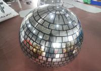 Boule gonflable accrochante de disco de miroir des boules KTV DJ de disco d'éblouissement géant de PVC