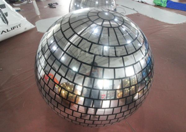 Bola inflável de suspensão do disco do espelho das bolas KTV DJ do disco do brilho gigante do PVC