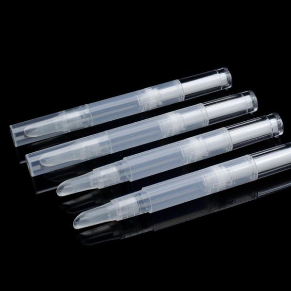 2ML/4ML Lipstick Twist Cosmetic Pen Nail Oil Pen Tip Cosmetic Lip Gloss Tube Applicators Liquid Empty Cuticle Oil Pen