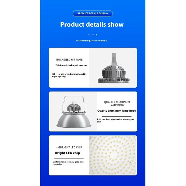 100W Explosion-proof LED Light with 5-Year Warranty and IP66 Rating for Hazardous Areas