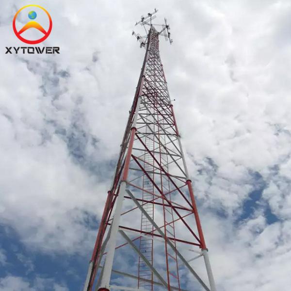Self Supported Tubular Steel Lattice 5G Cellular Communication Tower