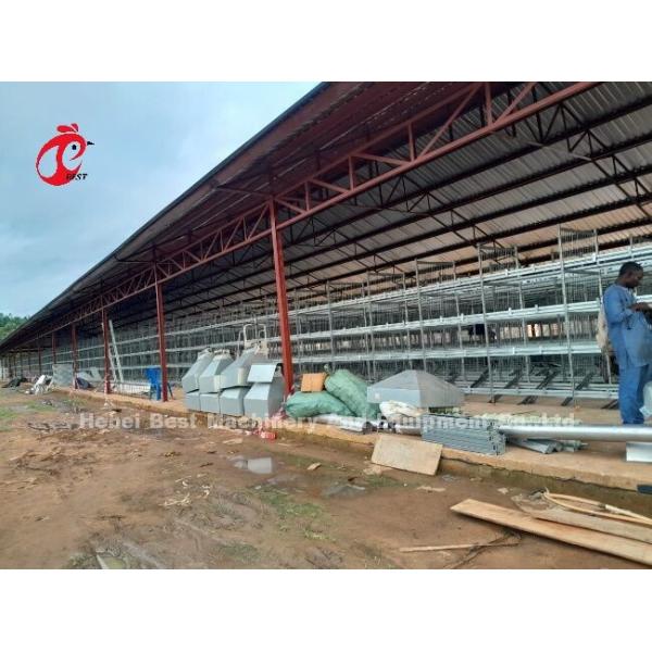 Система птицеводческих клеток типа H/A с автоматическими питьевыми кормилицами Установка для Танзании Уганда Гана Кения Сэнди