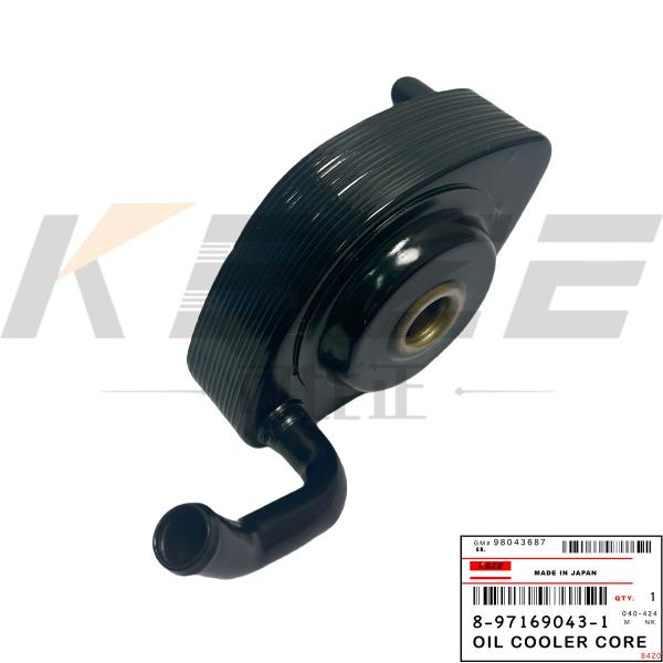 8-97169043-0 ISUZU 4JA1 4JB1 MOTOR 8-97169043-1 Reemplazo del núcleo del enfriador de aceite para DMAX TFR55
