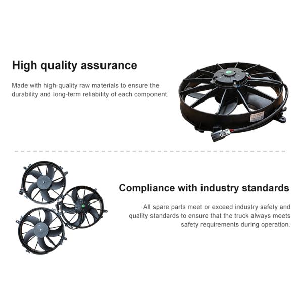 Condensing fan 8114-00019 for Yutong bus