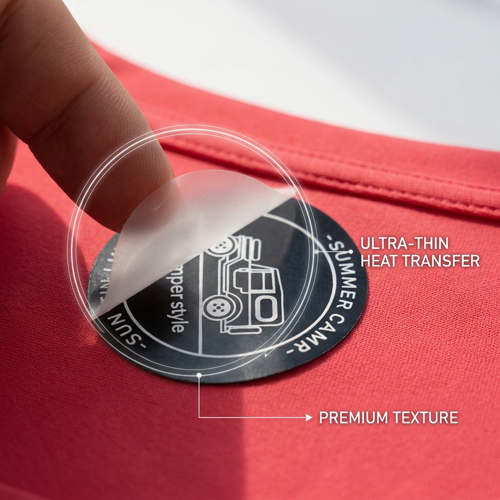38*54mm Heat Transfer Clothing Labels The Perfect Solution for Printing