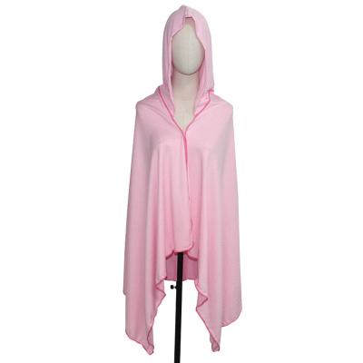 SGS Surf Hooded Microfiber Poncho Towel For Adult Womens Beach