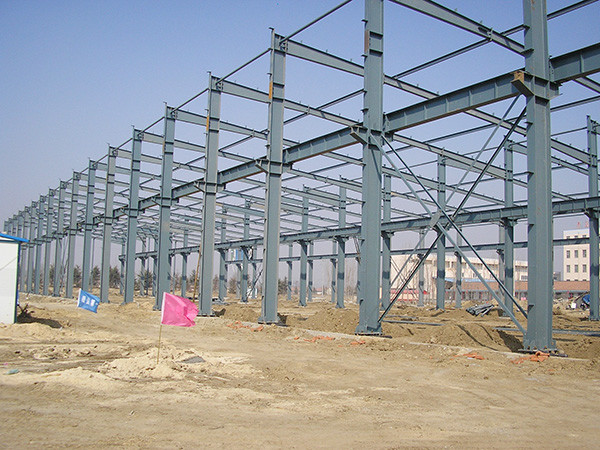 Lightweight Prefabricated Steel Buildings Metal Frame Structure Construction