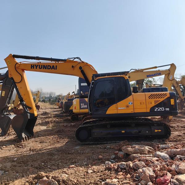 Korea Original Hyundai 220LC-9S 220 225LC Crawler Excavator 20ton Hyundai 210 Hydraulic Wheel Used Excavator