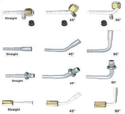 Hot sale competitive price Auto Aluminum Pipe Fitting Car air conditioning fittings connectors