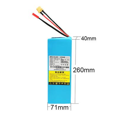Lightweight Electric Scooter Battery 36V 10Ah With Blue Leather Bag