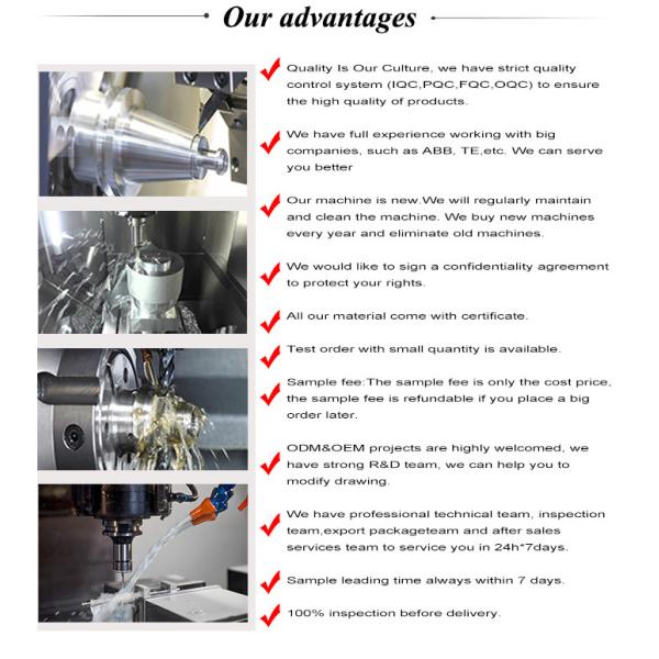 Customized Aluminium Car Parts ISO 9001 Control CNC Machining Part with 2D/3D/drawing