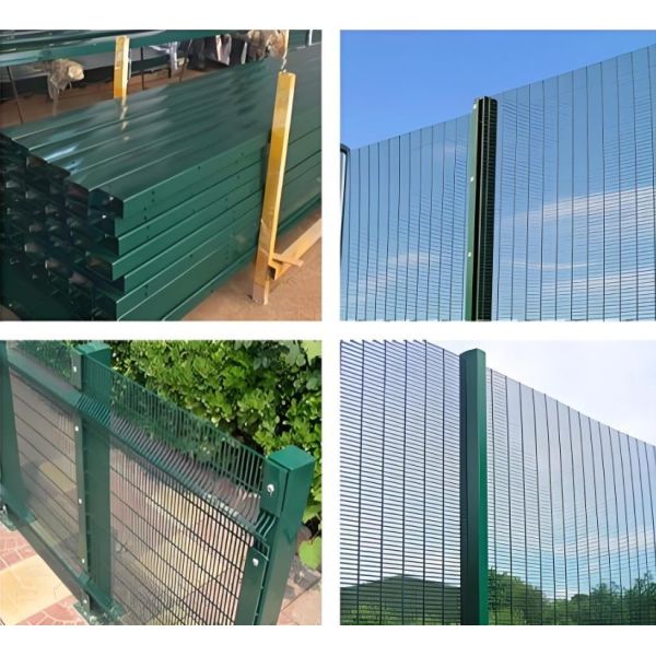 Powder Coated 358 Anti Climb Fence 4mm/5mm Prison Airport