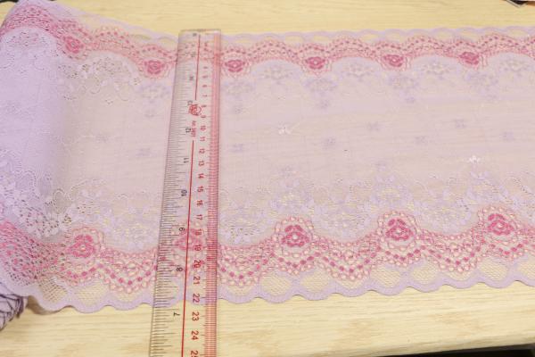 Petit Flower Lingerie Lace Trim , 8.86in Double Galloon Lace