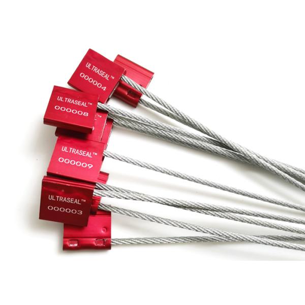 US-CC351 High Security Cable Seals Aluminium Alloy 3.5mm For Trucks