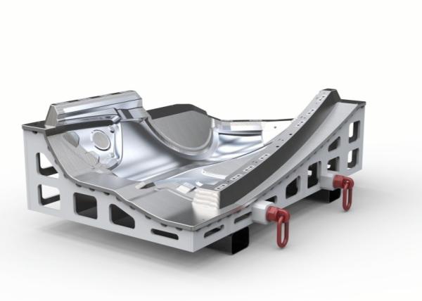 Tissus en fibre de carbone pour pièces automobiles avec chauffage à l'huile