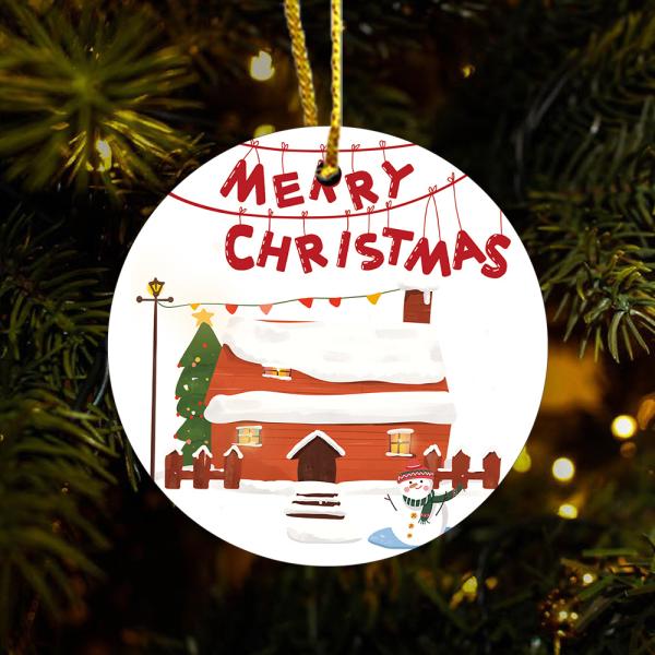 Изготовленная на заказ керамическая вися рождественская елка орнаментирует для украшения праздника фестиваля