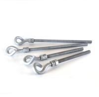 Perno de gancho galvanizado de la coleta del perno de ojo de la coleta para las colocaciones de Electric Power
